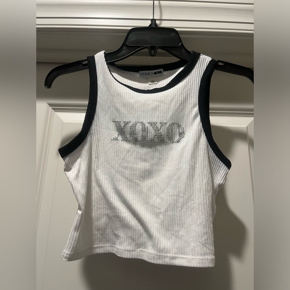 Fashion Nova Tops - Fashion Nova XOXO crop top Y2K